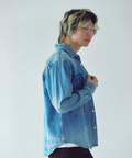 JACKROSE(ジャックローズ) |ALCARZA/アルカーザ ダメージデニムシャツ LS(MENS)