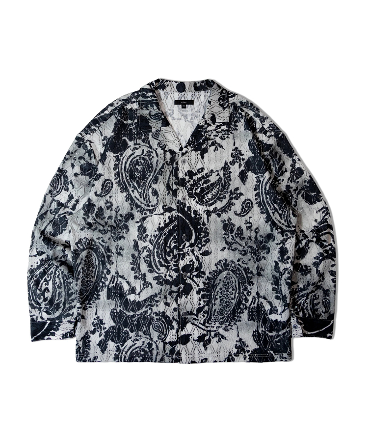 JACKROSE(ジャックローズ) |CIAO/チャオ 総柄長袖レースシャツ(MENS)