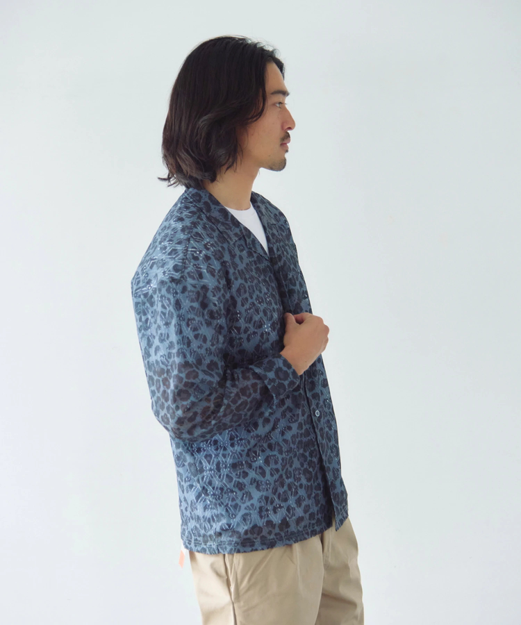 JACKROSE(ジャックローズ) |CIAO/チャオ 総柄長袖レースシャツ(MENS)