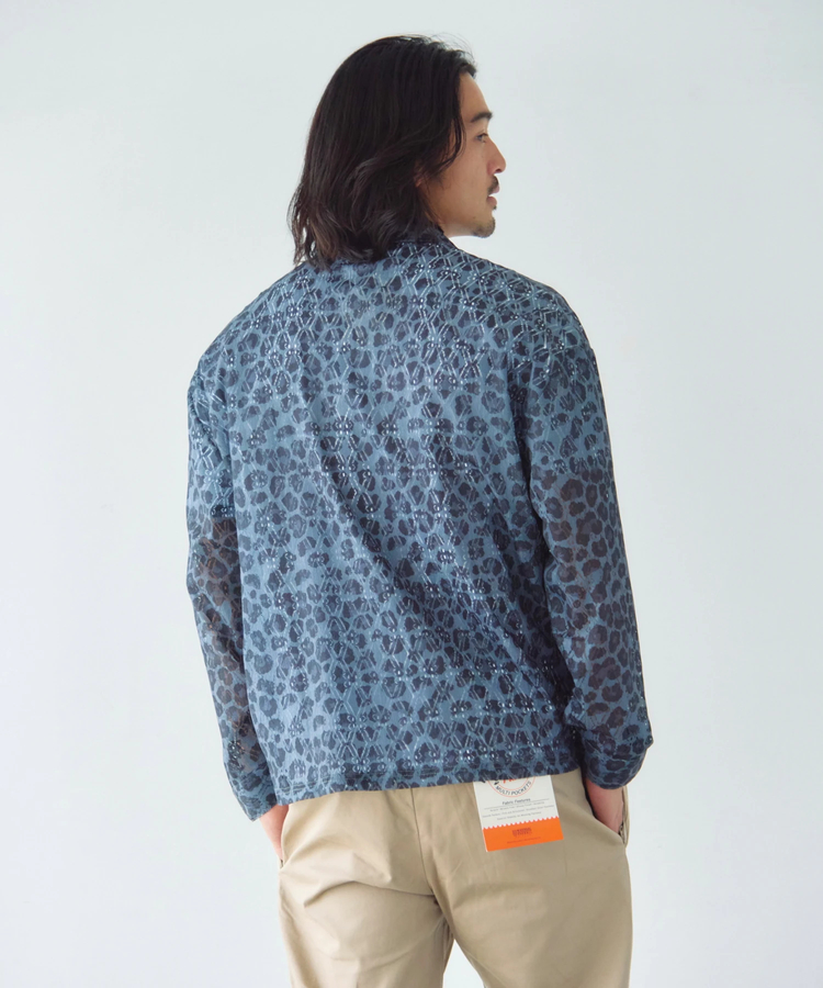 JACKROSE(ジャックローズ) |CIAO/チャオ 総柄長袖レースシャツ(MENS)