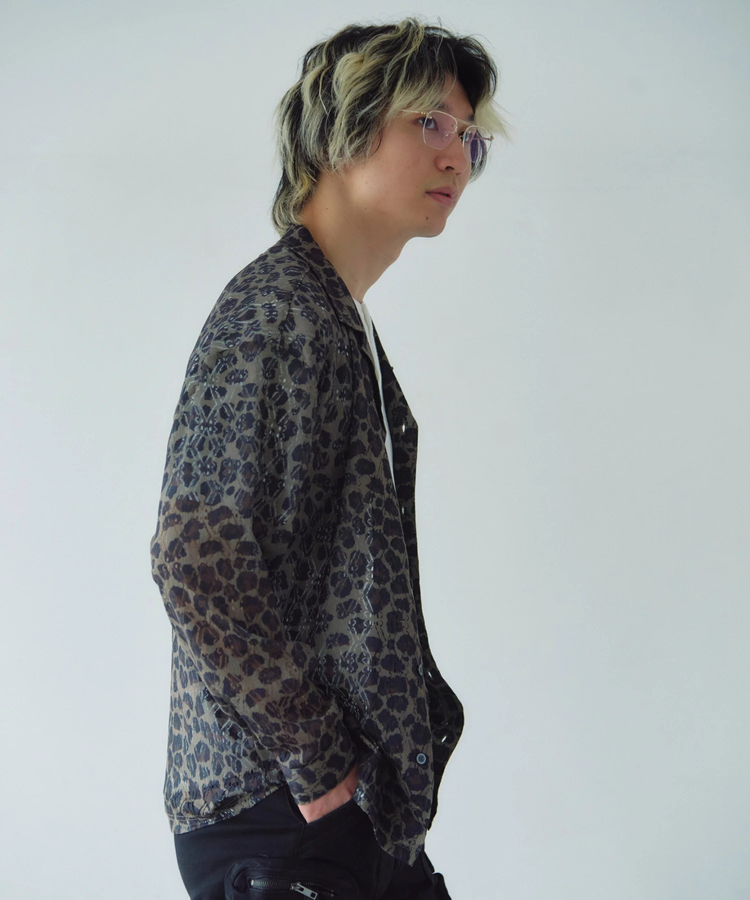 JACKROSE(ジャックローズ) |CIAO/チャオ 総柄長袖レースシャツ(MENS)