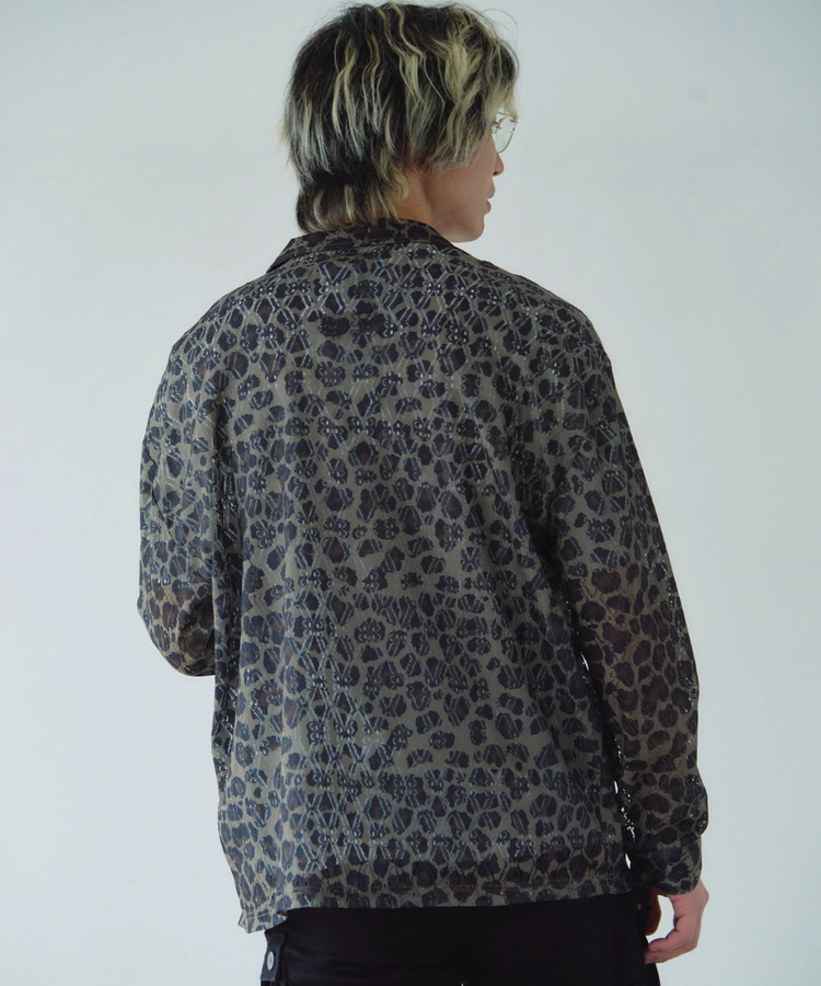 JACKROSE(ジャックローズ) |CIAO/チャオ 総柄長袖レースシャツ(MENS)