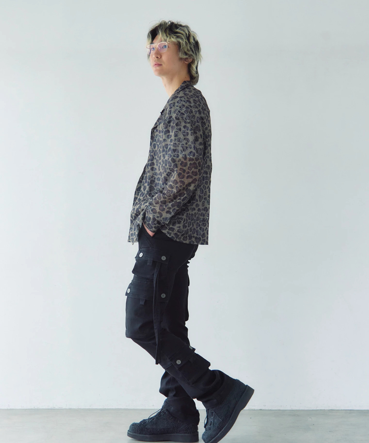 JACKROSE(ジャックローズ) |CIAO/チャオ 総柄長袖レースシャツ(MENS)