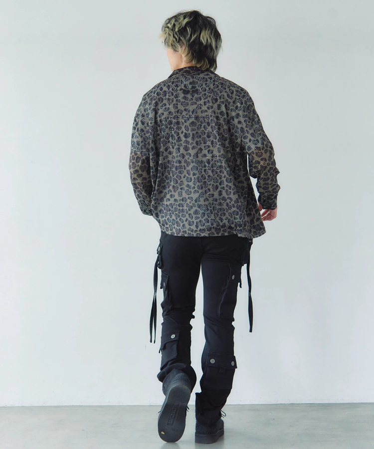 JACKROSE(ジャックローズ) |CIAO/チャオ 総柄長袖レースシャツ(MENS)