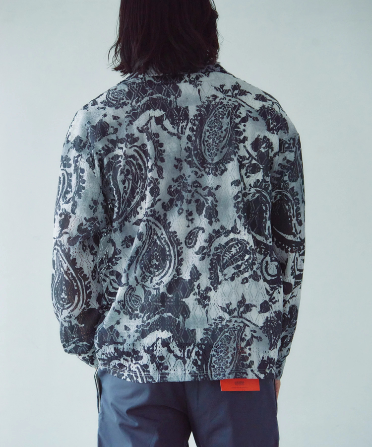 JACKROSE(ジャックローズ) |CIAO/チャオ 総柄長袖レースシャツ(MENS)