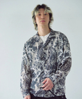 JACKROSE(ジャックローズ) |CIAO/チャオ 総柄長袖レースシャツ(MENS)