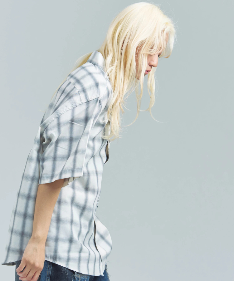 JACKROSE(ジャックローズ) |CIAO/チャオ オンブレチェック半袖シャツ(MENS)