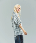 JACKROSE(ジャックローズ) |CIAO/チャオ オンブレチェック半袖シャツ(MENS)