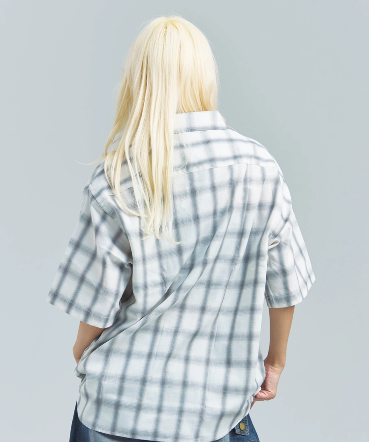 JACKROSE(ジャックローズ) |CIAO/チャオ オンブレチェック半袖シャツ(MENS)