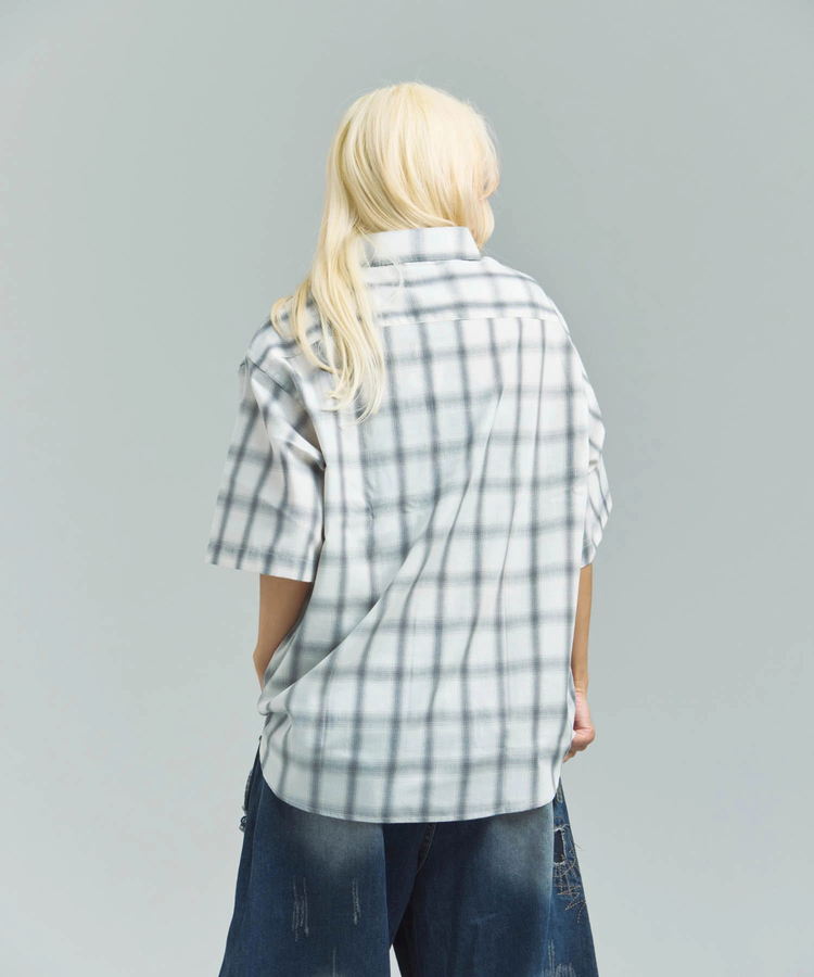 JACKROSE(ジャックローズ) |CIAO/チャオ オンブレチェック半袖シャツ(MENS)