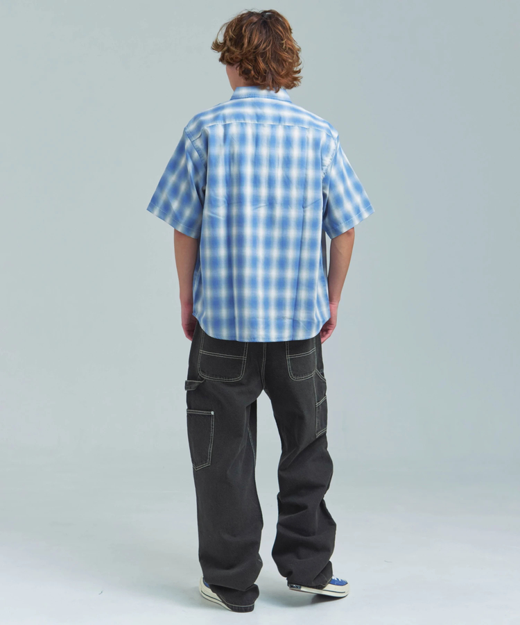 JACKROSE(ジャックローズ) |CIAO/チャオ オンブレチェック半袖シャツ(MENS)
