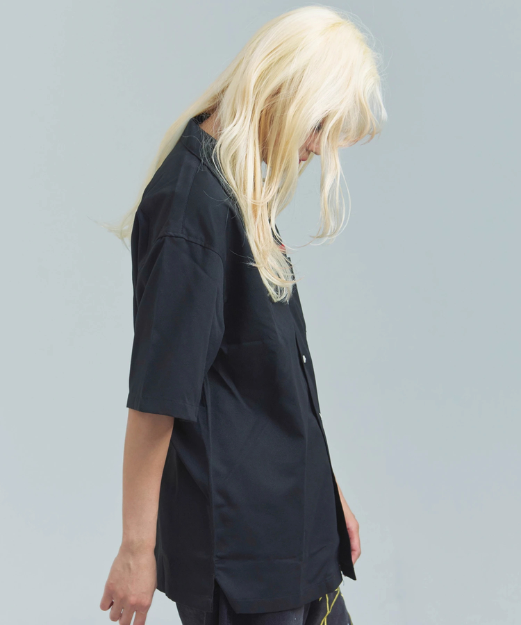 JACKROSE(ジャックローズ) |ALCARZA/アルカーザ バック刺繍ボーリング半袖シャツ(MENS)