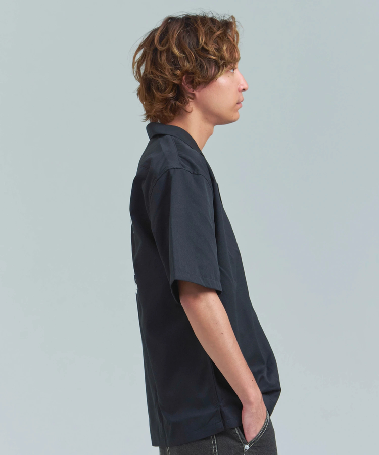 JACKROSE(ジャックローズ) |ALCARZA/アルカーザ バック刺繍ボーリング半袖シャツ(MENS)