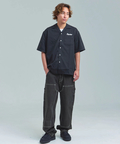 JACKROSE(ジャックローズ) |ALCARZA/アルカーザ バック刺繍ボーリング半袖シャツ(MENS)