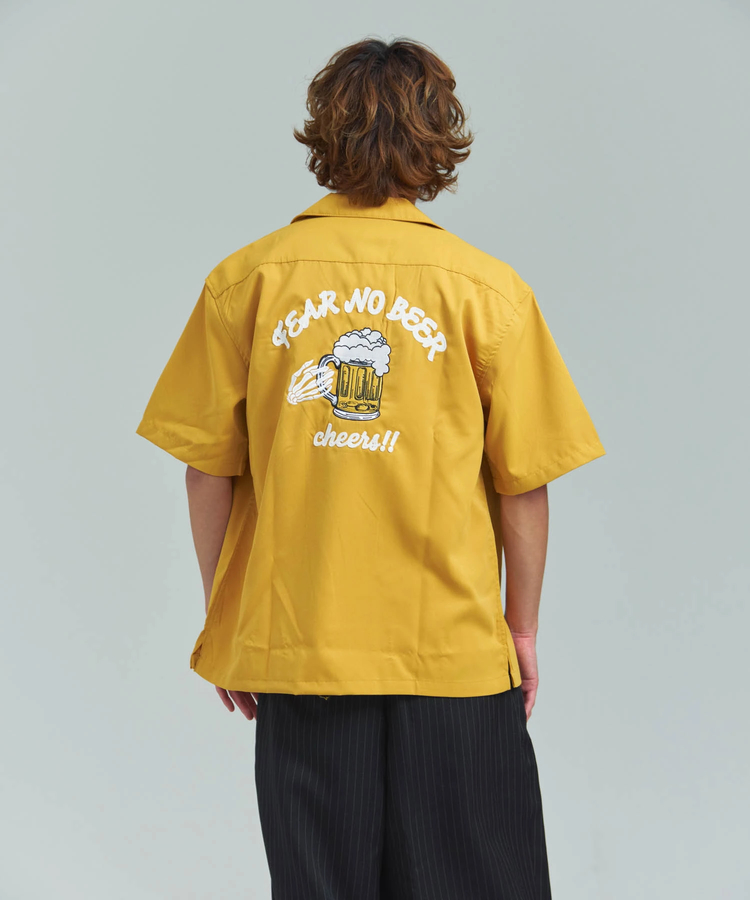 JACKROSE(ジャックローズ) |ALCARZA/アルカーザ バック刺繍ボーリング半袖シャツ(MENS)