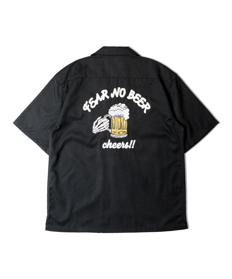 JACKROSE(ジャックローズ) |ALCARZA/アルカーザ バック刺繍ボーリング半袖シャツ(MENS)