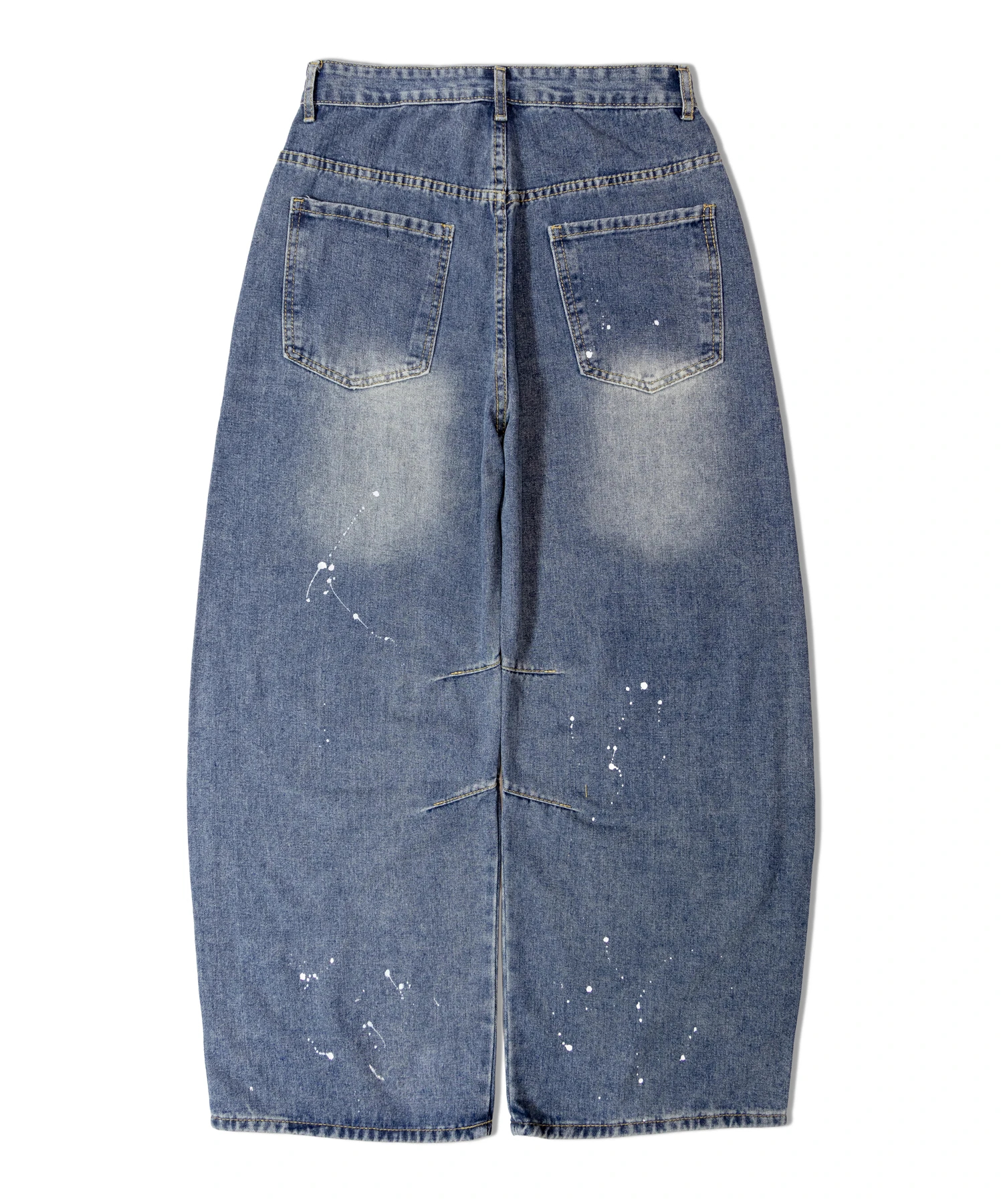 GA HEART刺繍 SPLATTER DENIM(MENS)｜ファッション通販 SANKO BAZAAR 