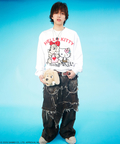 JACKROSE(ジャックローズ) |GALFY×HELLO KITTY/ガルフィー×ハローキティ キティがるTee LS(WOMENS)