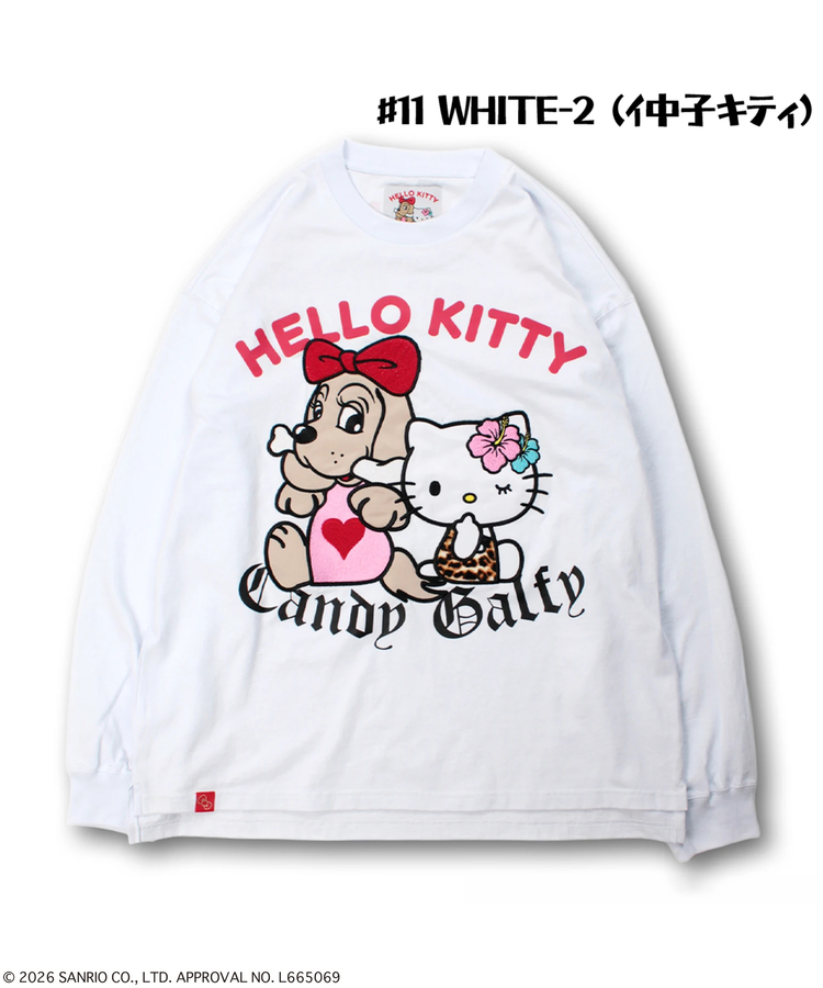 JACKROSE(ジャックローズ) |GALFY×HELLO KITTY/ガルフィー×ハローキティ キティがるTee LS(WOMENS)