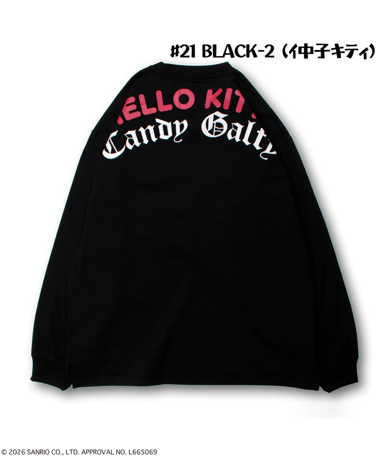JACKROSE(ジャックローズ) |GALFY×HELLO KITTY/ガルフィー×ハローキティ キティがるTee LS(WOMENS)
