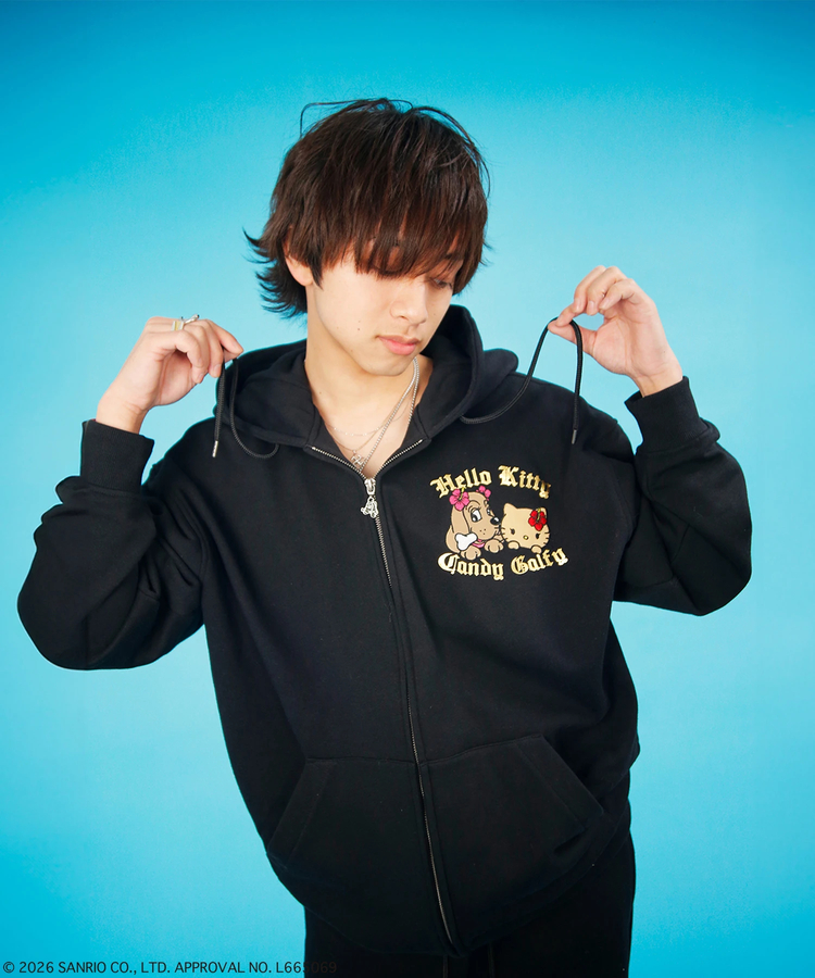 JACKROSE(ジャックローズ) |GALFY×HELLO KITTY/ガルフィー×ハローキティ ロコギャル双子パーカー(WOMENS)