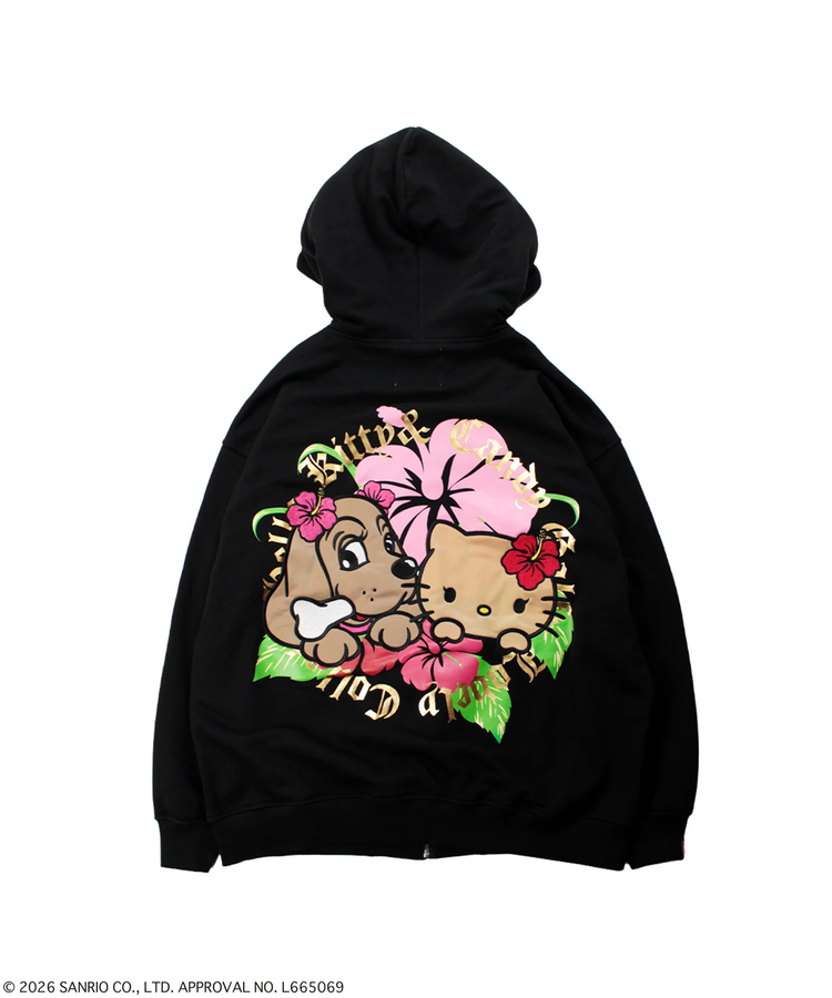 JACKROSE(ジャックローズ) |GALFY×HELLO KITTY/ガルフィー×ハローキティ ロコギャル双子パーカー(WOMENS)