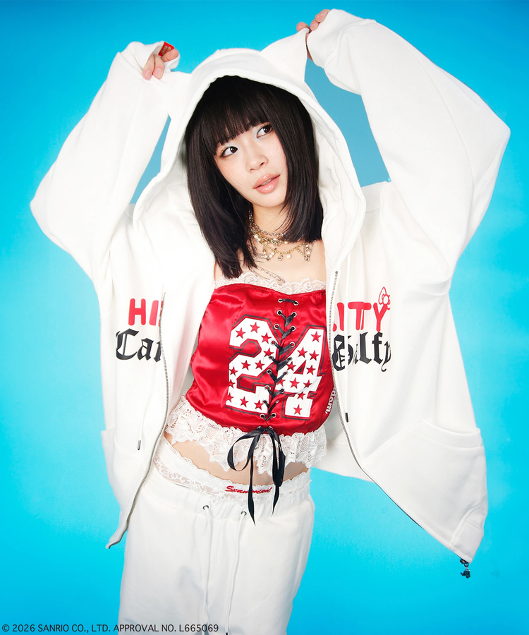 JACKROSE(ジャックローズ) |GALFY×HELLO KITTY/ガルフィー×ハローキティ 仲子パーカー(WOMENS)
