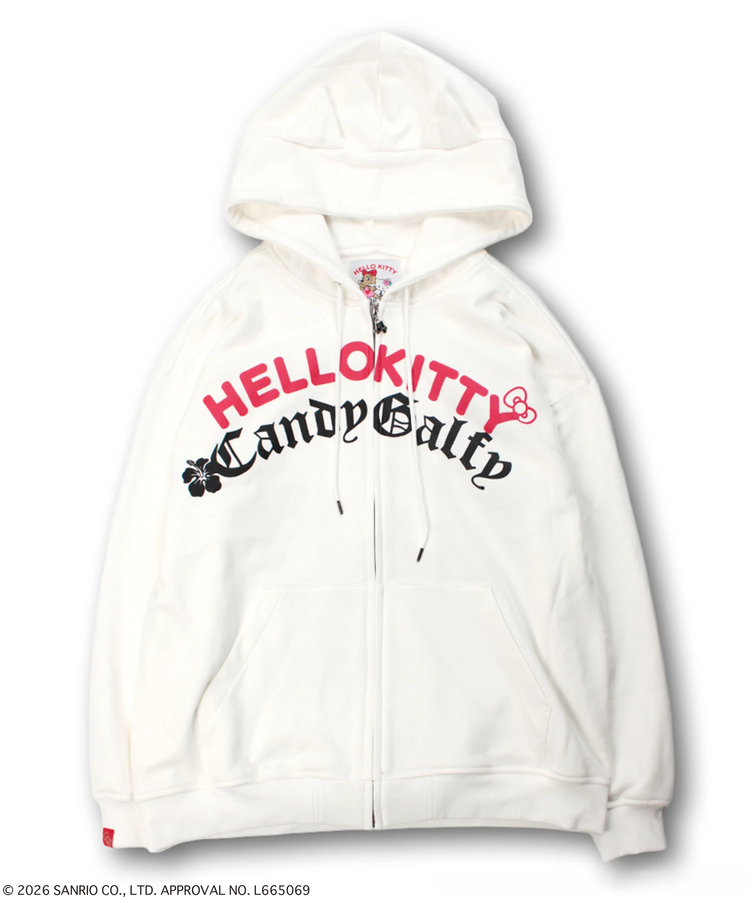 JACKROSE(ジャックローズ) |GALFY×HELLO KITTY/ガルフィー×ハローキティ 仲子パーカー(WOMENS)