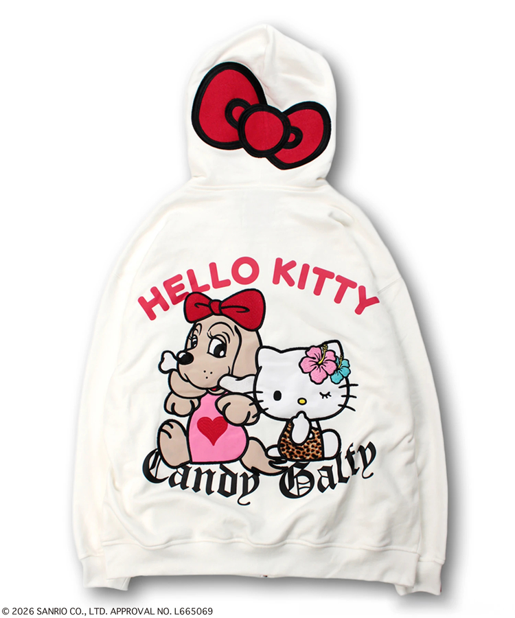 JACKROSE(ジャックローズ) |GALFY×HELLO KITTY/ガルフィー×ハローキティ 仲子パーカー(WOMENS)
