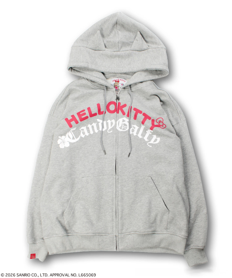 JACKROSE(ジャックローズ) |GALFY×HELLO KITTY/ガルフィー×ハローキティ 仲子パーカー(WOMENS)