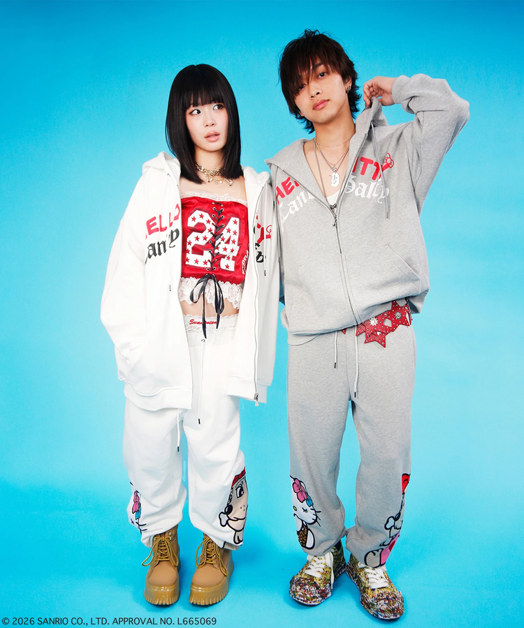 JACKROSE(ジャックローズ) |GALFY×HELLO KITTY/ガルフィー×ハローキティ 仲子パーカー(WOMENS)