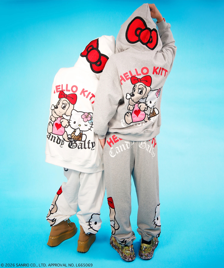 JACKROSE(ジャックローズ) |GALFY×HELLO KITTY/ガルフィー×ハローキティ 仲子パーカー(WOMENS)