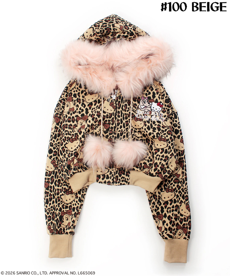 JACKROSE(ジャックローズ) |GALFY×HELLO KITTY/ガルフィー×ハローキティ 鬼ギャルパーカー(WOMENS)