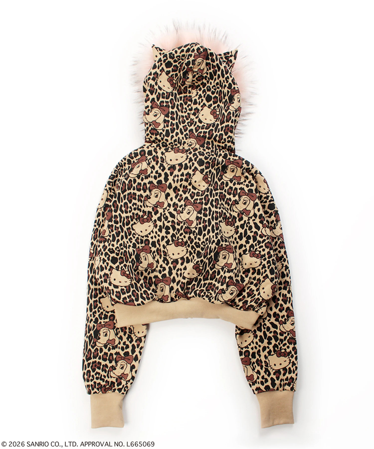 JACKROSE(ジャックローズ) |GALFY×HELLO KITTY/ガルフィー×ハローキティ 鬼ギャルパーカー(WOMENS)