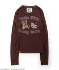 JACKROSE(ジャックローズ) |GALFY×HELLO KITTY/ガルフィー×ハローキティ キラキラキティガルTee LS(WOMENS)