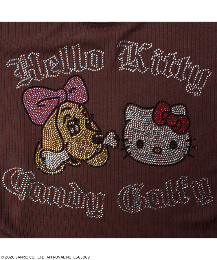 JACKROSE(ジャックローズ) |GALFY×HELLO KITTY/ガルフィー×ハローキティ キラキラキティガルTee LS(WOMENS)