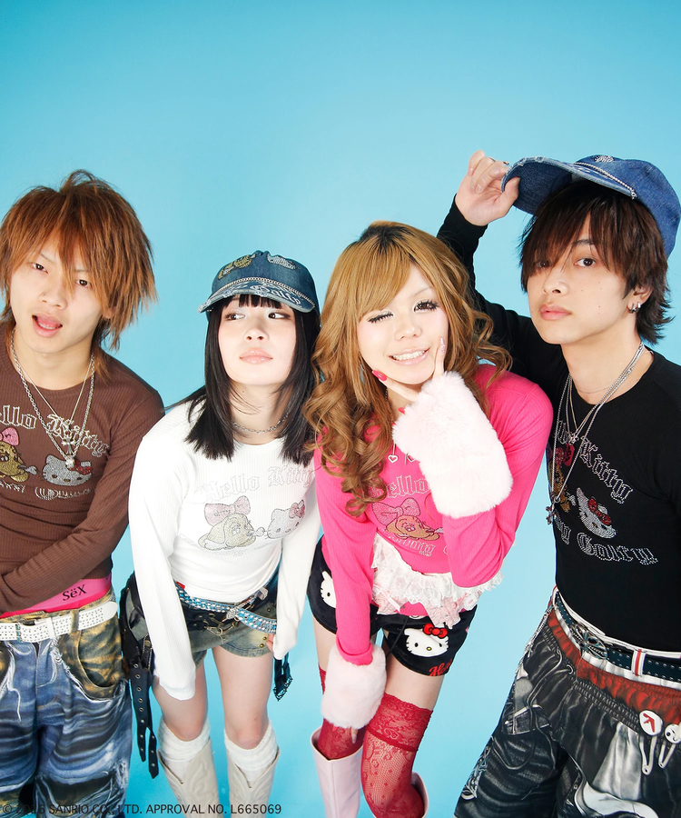 JACKROSE(ジャックローズ) |GALFY×HELLO KITTY/ガルフィー×ハローキティ キラキラキティガルTee LS(WOMENS)