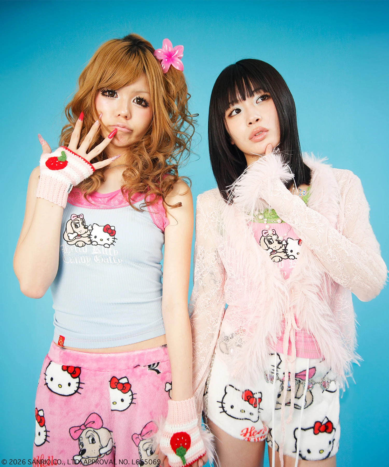 GALFY×HELLO KITTY/ガルフィー×ハローキティ 仲子レースタンク(WOMENS