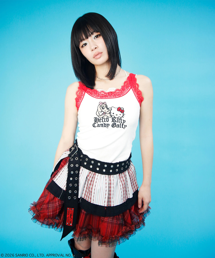 JACKROSE(ジャックローズ) |GALFY×HELLO KITTY/ガルフィー×ハローキティ 仲子レースタンク(WOMENS)