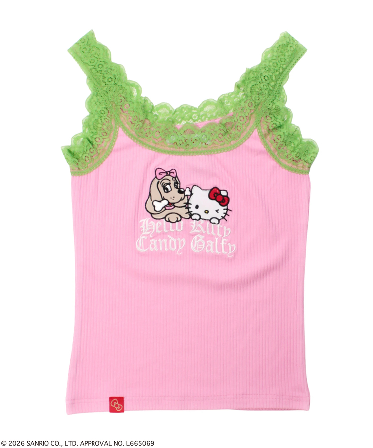 JACKROSE(ジャックローズ) |GALFY×HELLO KITTY/ガルフィー×ハローキティ 仲子レースタンク(WOMENS)