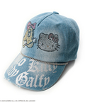 JACKROSE(ジャックローズ) |GALFY×HELLO KITTY/ガルフィー×ハローキティ キラキラデニムキャップ