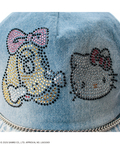 JACKROSE(ジャックローズ) |GALFY×HELLO KITTY/ガルフィー×ハローキティ キラキラデニムキャップ