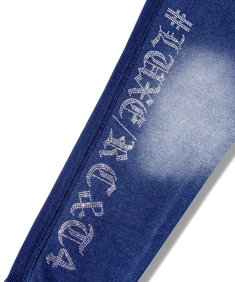 JACKROSE(ジャックローズ) |LUXE/R /ラグジュ 46232-ラインストーン・カットデニムパンツ(MENS)