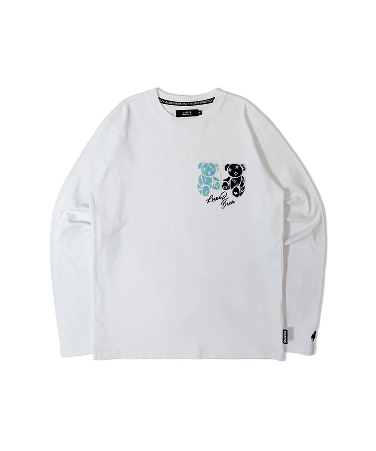 JACKROSE(ジャックローズ) |LUXE/R /ラグジュ 46215-サガラ刺繍・Wベアー・LSTEE(MENS)