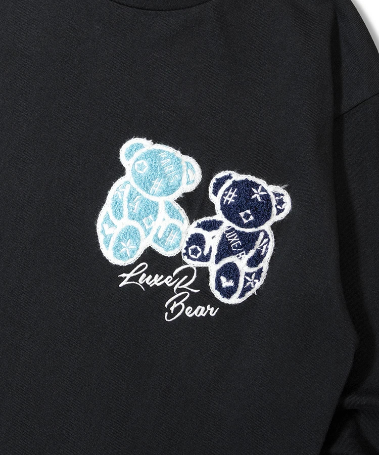 JACKROSE(ジャックローズ) |LUXE/R /ラグジュ 46215-サガラ刺繍・Wベアー・LSTEE(MENS)