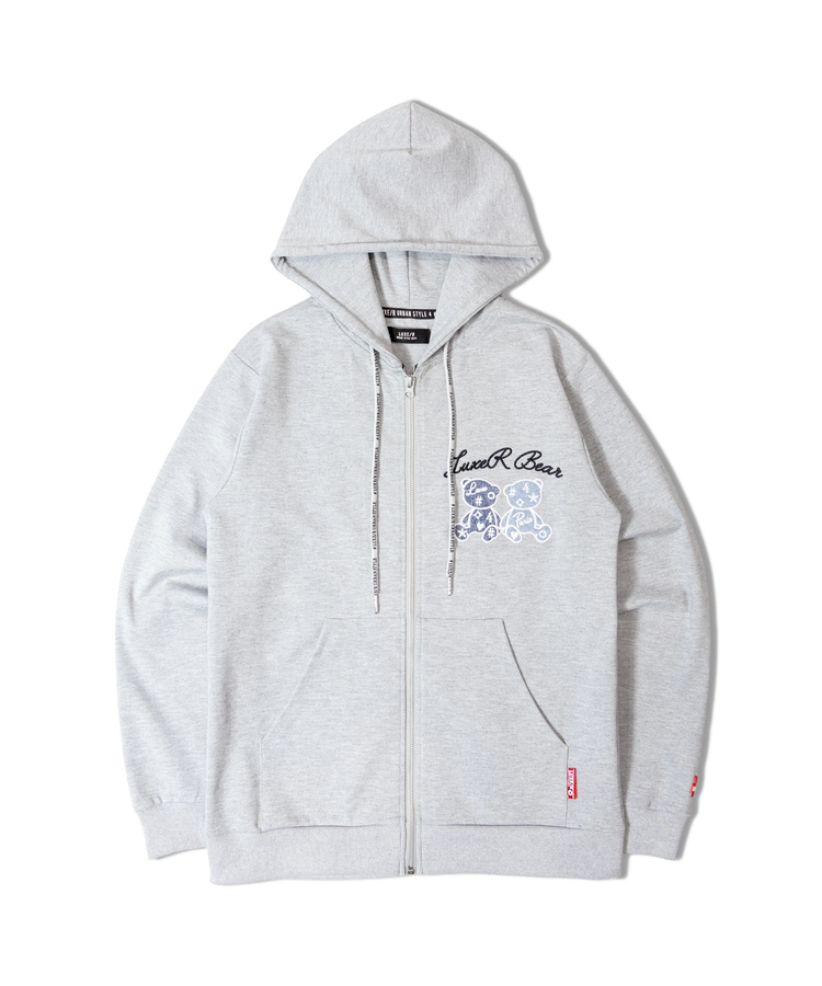 JACKROSE(ジャックローズ) |LUXE/R /ラグジュ 46222-Wベアー・ZIPパーカー(MENS)