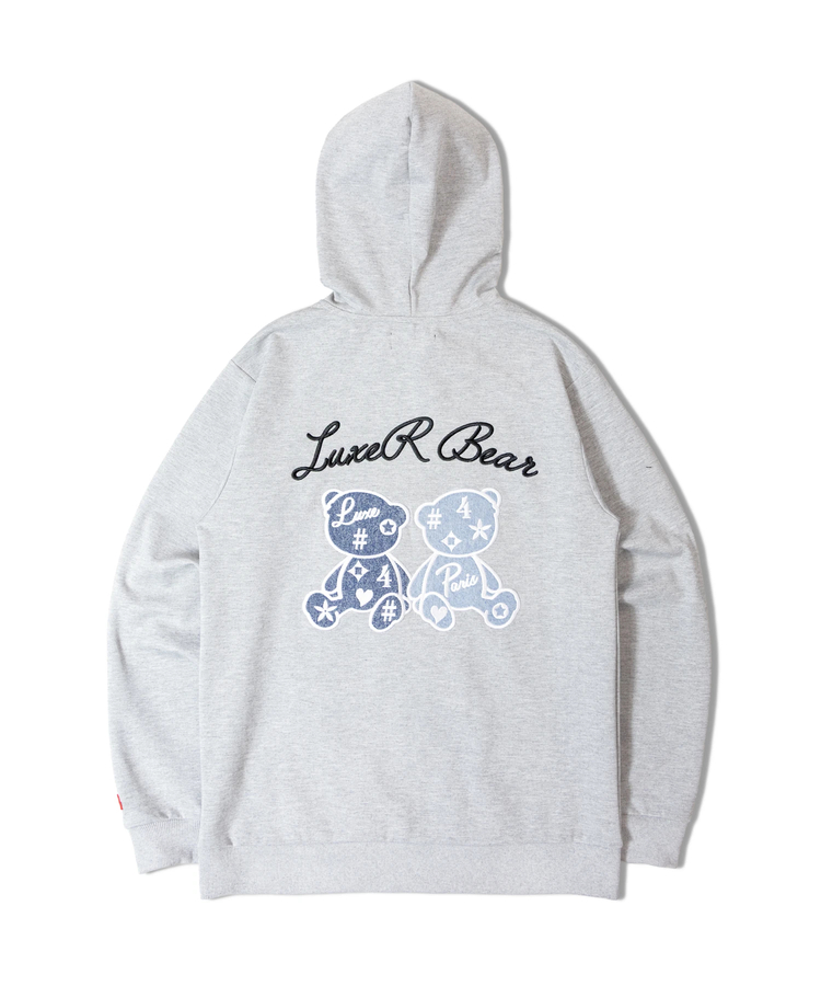 JACKROSE(ジャックローズ) |LUXE/R /ラグジュ 46222-Wベアー・ZIPパーカー(MENS)