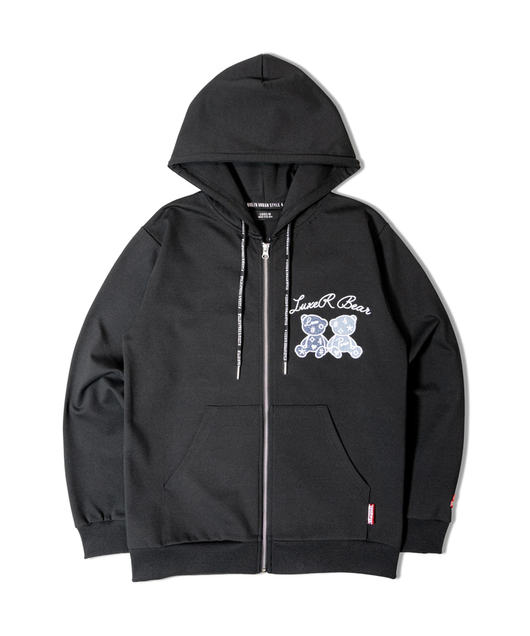 JACKROSE(ジャックローズ) |LUXE/R /ラグジュ 46222-Wベアー・ZIPパーカー(MENS)