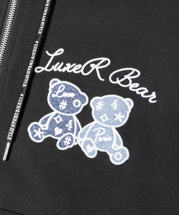 JACKROSE(ジャックローズ) |LUXE/R /ラグジュ 46222-Wベアー・ZIPパーカー(MENS)