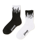 JACKROSE(ジャックローズ) |Schott/ショット HIGH-SOCKS [FLAME / S / STENCIL BULLDOG]